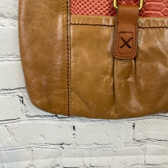 The Sak Crossbody Purse Bag leather embossed snake - Picture 5 of 11